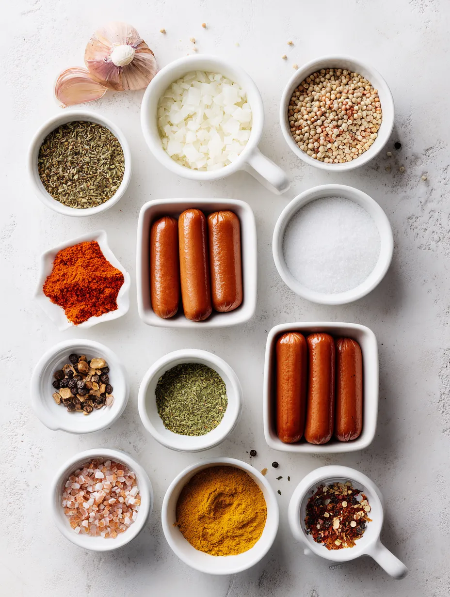 Ingredients for The Ultimate Vegan Hot Dogs Recipe