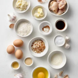 Ingredients for Sweet and Savory Honey Garlic Chicken