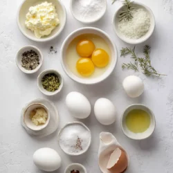 Ingredients for Cloud Nine Egg White Omelette