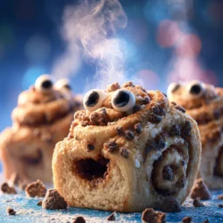 Indulge your taste buds and unleash your inner child with Cookie Monster Cinnamon Rolls. This whimsical dessert combines the soft, fluffy texture of freshly baked cinnamon rolls with the delightful crunch of chocolate chip cookies, all drizzled with a creamy blue icing reminiscent of everyone's favorite cookie-loving monster. Perfect for family gatherings, birthday parties, or simply a cozy weekend brunch, these cinnamon rolls are not just a treat; they're an experience! In this article, we will delve into the detailed recipe and step-by-step instructions to help you create these irresistible rolls at home.