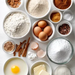 Ingredients for Cinnamon Roll Pancake Donuts
