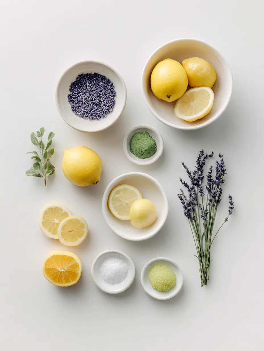 Ingredients for Citrus Lavender Spritzer: A Refreshing Delight