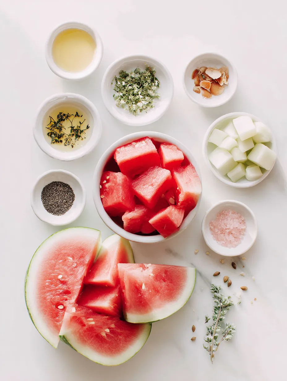 Ingredients for Select Watermelon Vanilla Ginger Cooler Recipe