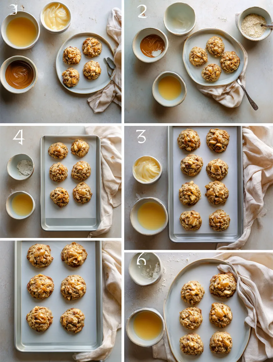 Step by step instructions for Caramel Apple Cheesecake Cookies: A Step-by-Step Guide to Baking Perfection