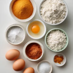 Ingredients for Sweet Potato Cornbread Wow!