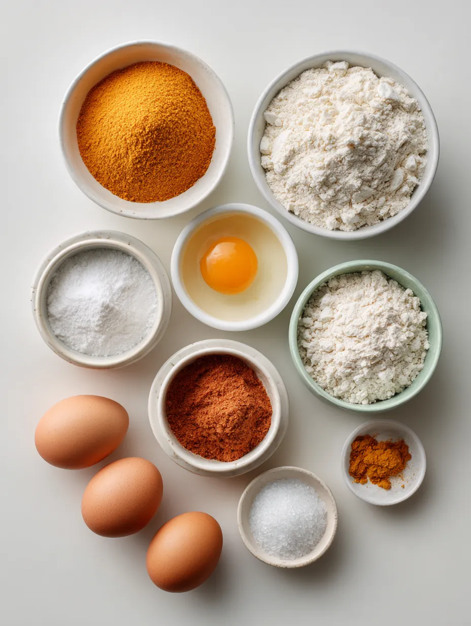 Ingredients for Sweet Potato Cornbread Wow!