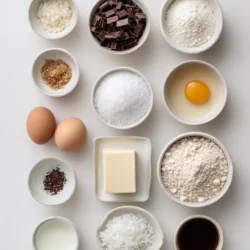 Ingredients for Samoa Sensation Bars Recipe: A Layered Delight of Coconut, Caramel, and Chocolate