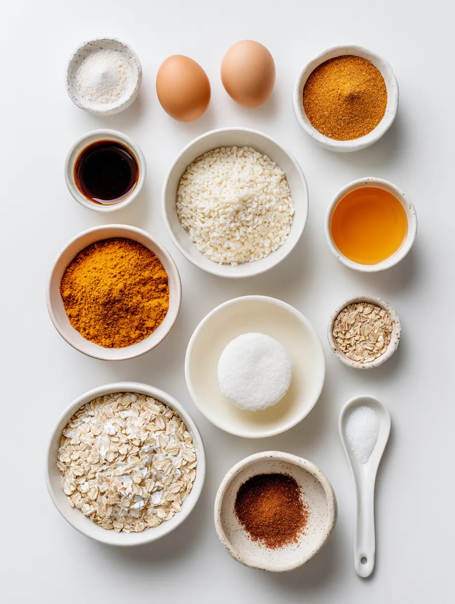 Ingredients for Pumpkin Spice Rice Krispie Donuts