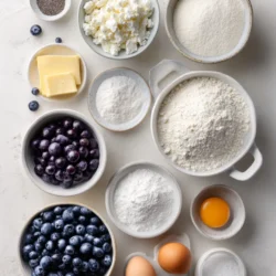 Ingredients for Cottage Cheese Blueberry Muffins: A Deliciously Healthy Treat