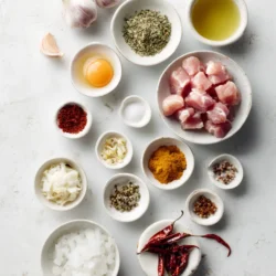 Ingredients for Sizzling Garlic Pork Bites