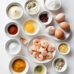 Ingredients for Smoky Corn and Shrimp Fritters: A Delicious Blend of Flavor and Texture