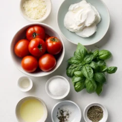 Ingredients for Slow Cooker Creamy Tomato Basil Chicken