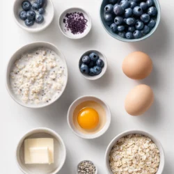 Ingredients for Morning Magic: Creamy Blueberry Oats