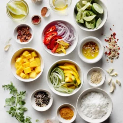 Ingredients for Sweet Heat Mango Chicken: A Perfect Blend of Sweetness and Spice