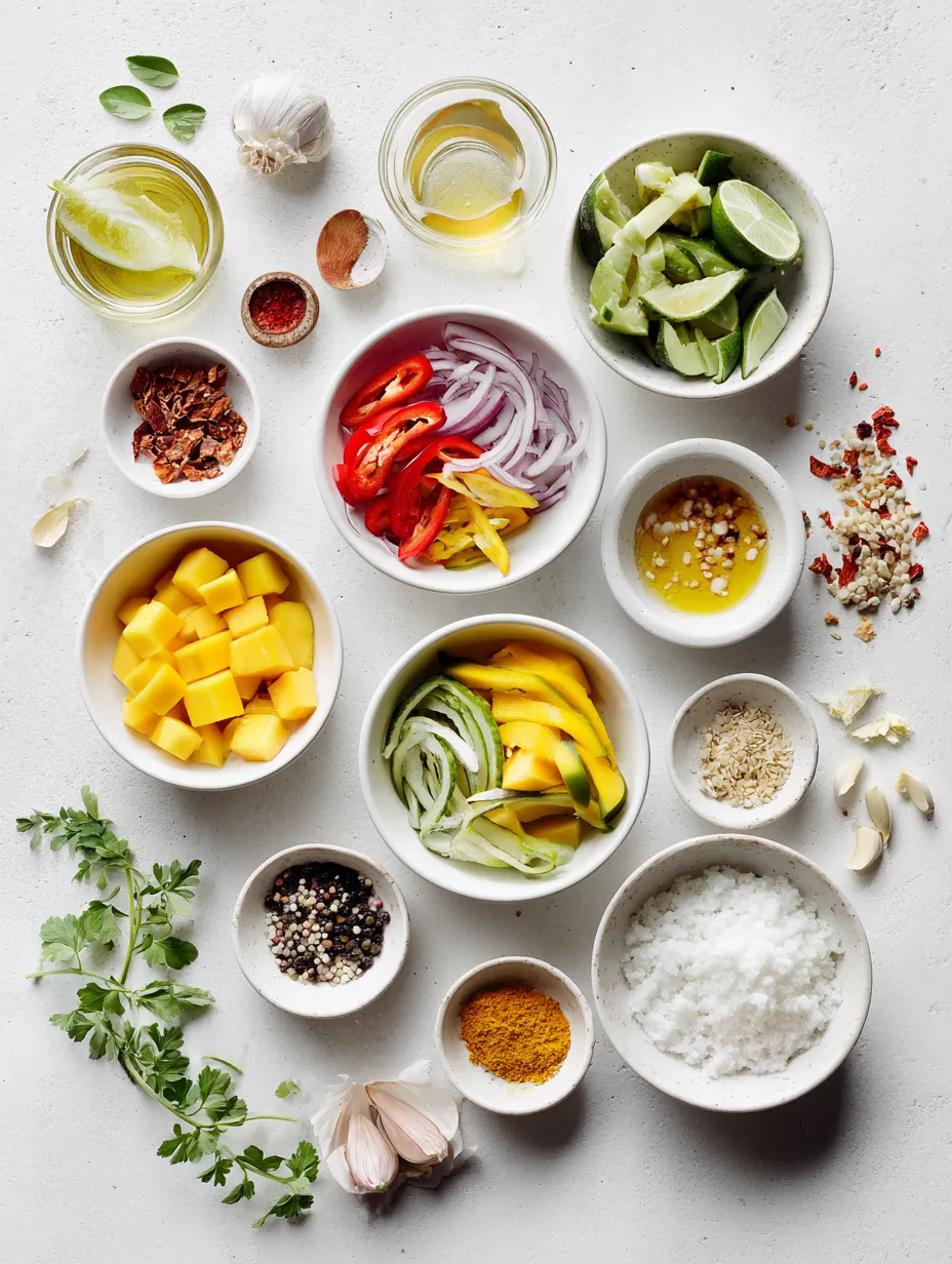 Ingredients for Sweet Heat Mango Chicken: A Perfect Blend of Sweetness and Spice