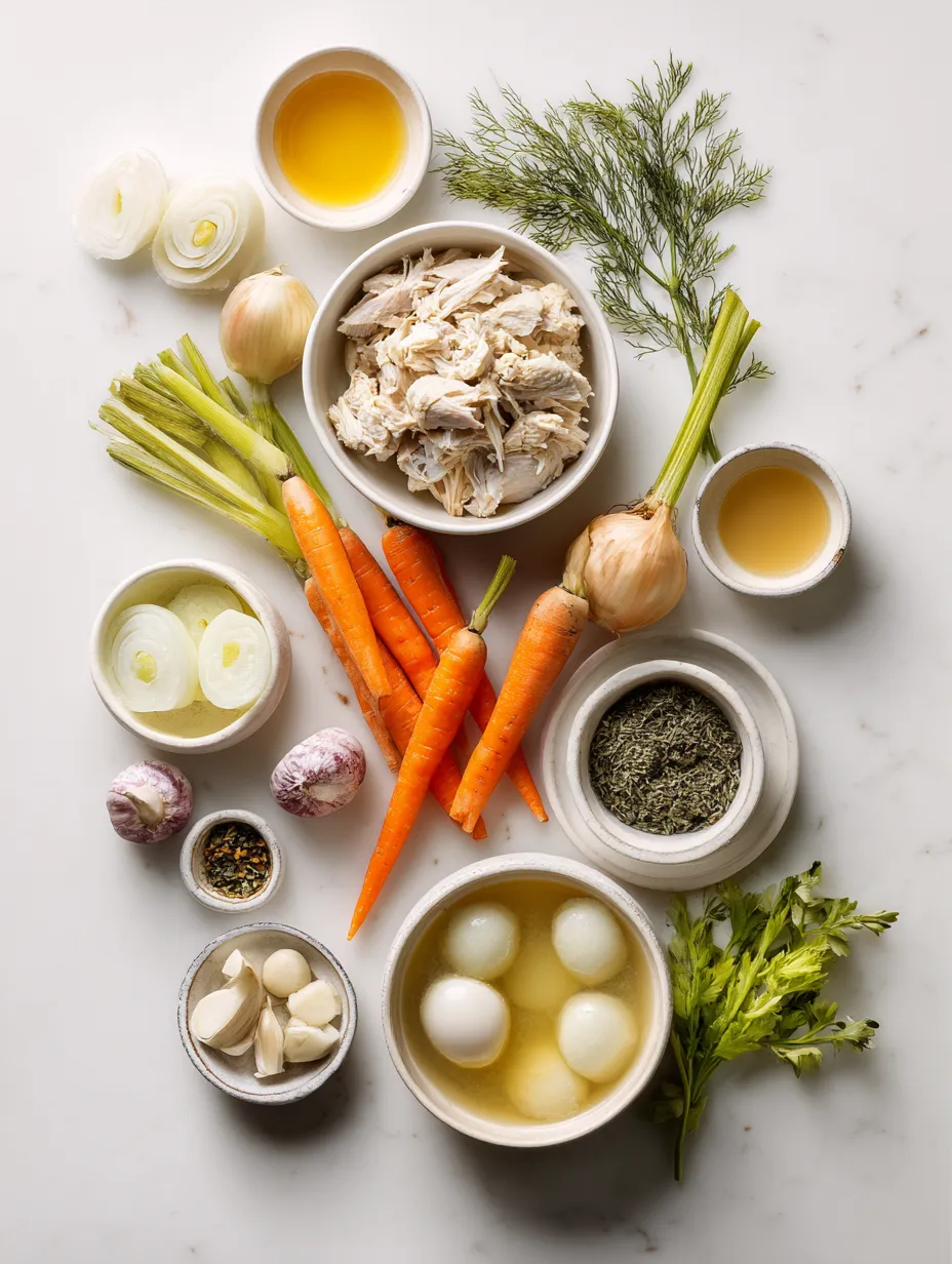 Ingredients for Hearty Chicken Vegetable Soup Recipe: A Comforting Delight for All