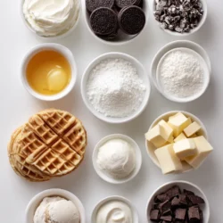 Ingredients for Oreo Cheesecake Waffle Cups: A Delightful Dessert Experience