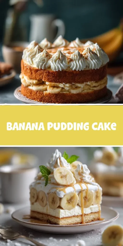 This banana pudding cake is a simple dessert recipe made with everyday ingredients. Perfect for busy days and family meals.