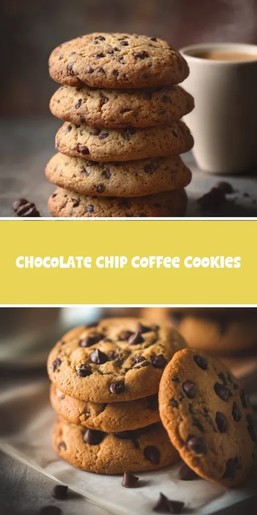 This chocolate chip coffee cookies is a simple dessert recipe made with everyday ingredients. Perfect for busy days and family meals.