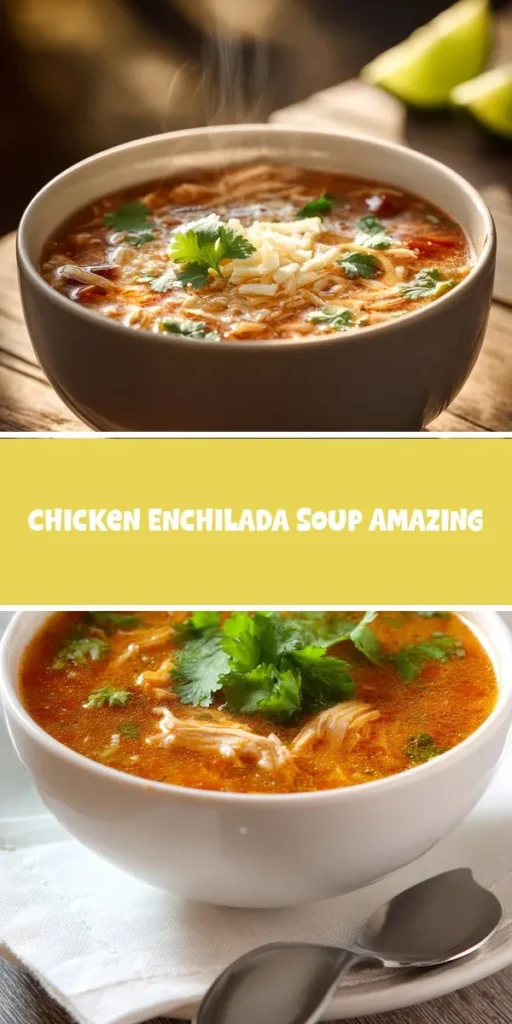 This chicken enchilada soup amazing is a simple dinner recipe made with everyday ingredients. Perfect for busy days and family meals.