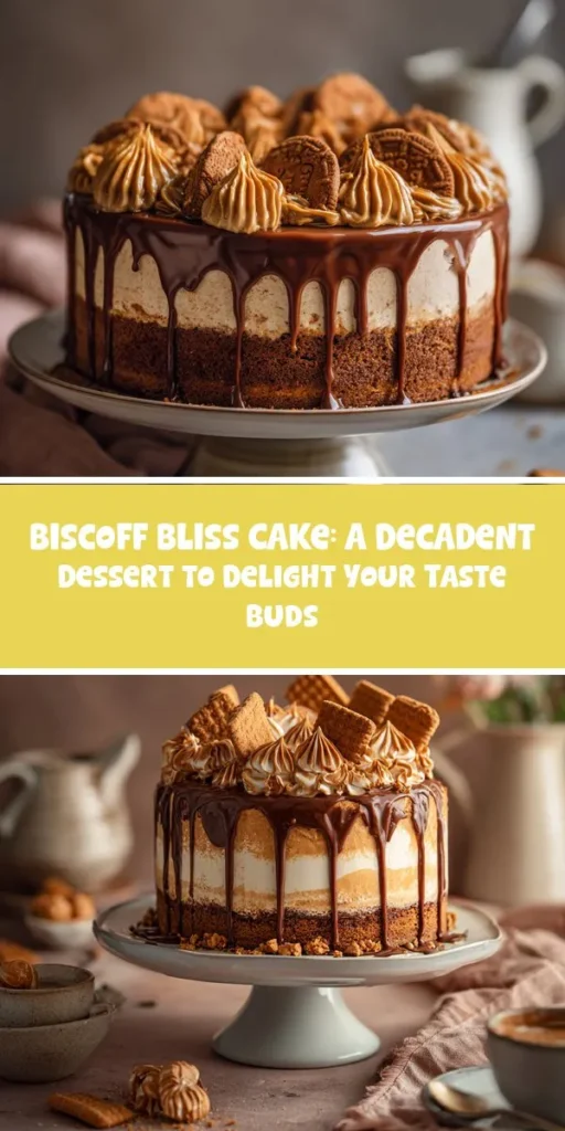 This biscoff bliss cake: a decadent dessert to delight your taste buds is a simple dessert recipe made with everyday ingredients. Perfect for busy days and family meals.