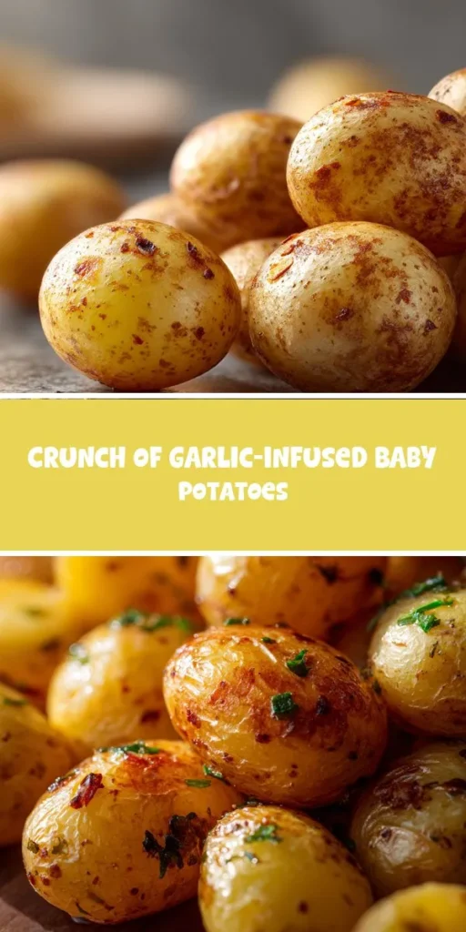 This crunch of garlic-infused baby potatoes is a simple dinner recipe made with everyday ingredients. Perfect for busy days and family meals.