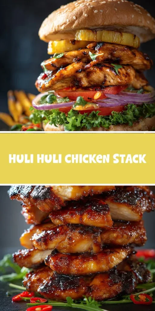 This huli huli chicken stack is a simple dinner recipe made with everyday ingredients. Perfect for busy days and family meals.