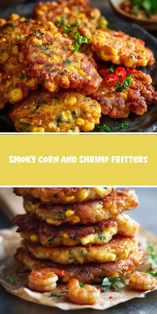 This smoky corn and shrimp fritters is a simple dinner recipe made with everyday ingredients. Perfect for busy days and family meals.