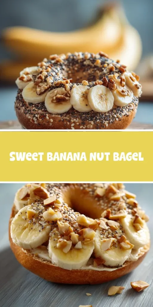 This sweet banana nut bagel is a simple breakfast recipe made with everyday ingredients. Perfect for busy days and family meals.