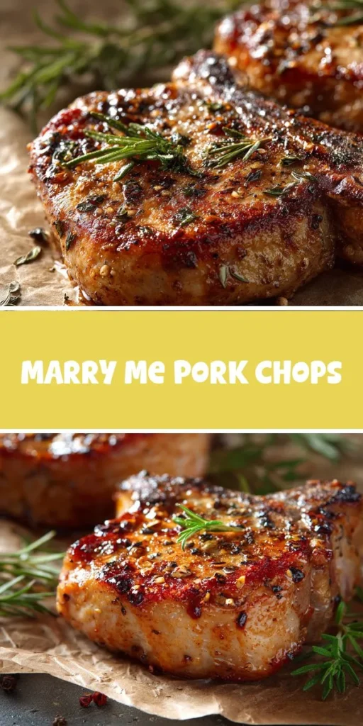 This marry me pork chops is a simple dinner recipe made with everyday ingredients. Perfect for busy days and family meals.
