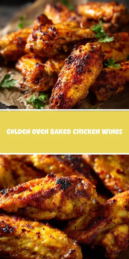 This golden oven baked chicken wings is a simple dinner recipe made with everyday ingredients. Perfect for busy days and family meals.