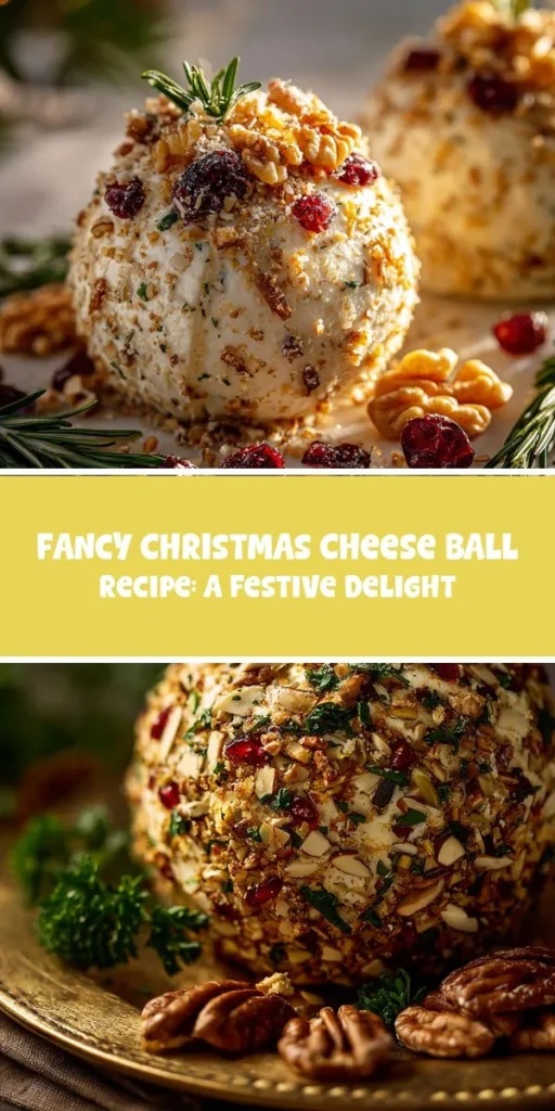 This fancy christmas cheese ball recipe: a festive delight is a simple appetizers recipe made with everyday ingredients. Perfect for busy days and family meals.
