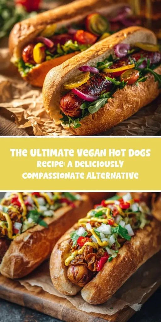 This the ultimate vegan hot dogs recipe: a deliciously compassionate alternative is a simple dinner recipe made with everyday ingredients. Perfect for busy days and family meals.