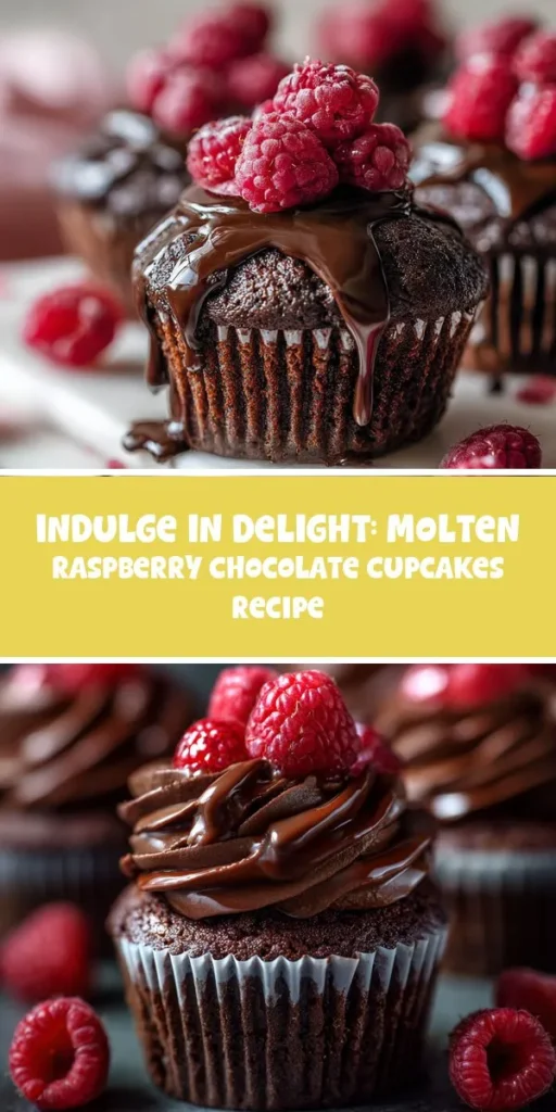 This indulge in delight: molten raspberry chocolate cupcakes recipe is a simple dinner recipe made with everyday ingredients. Perfect for busy days and family meals.