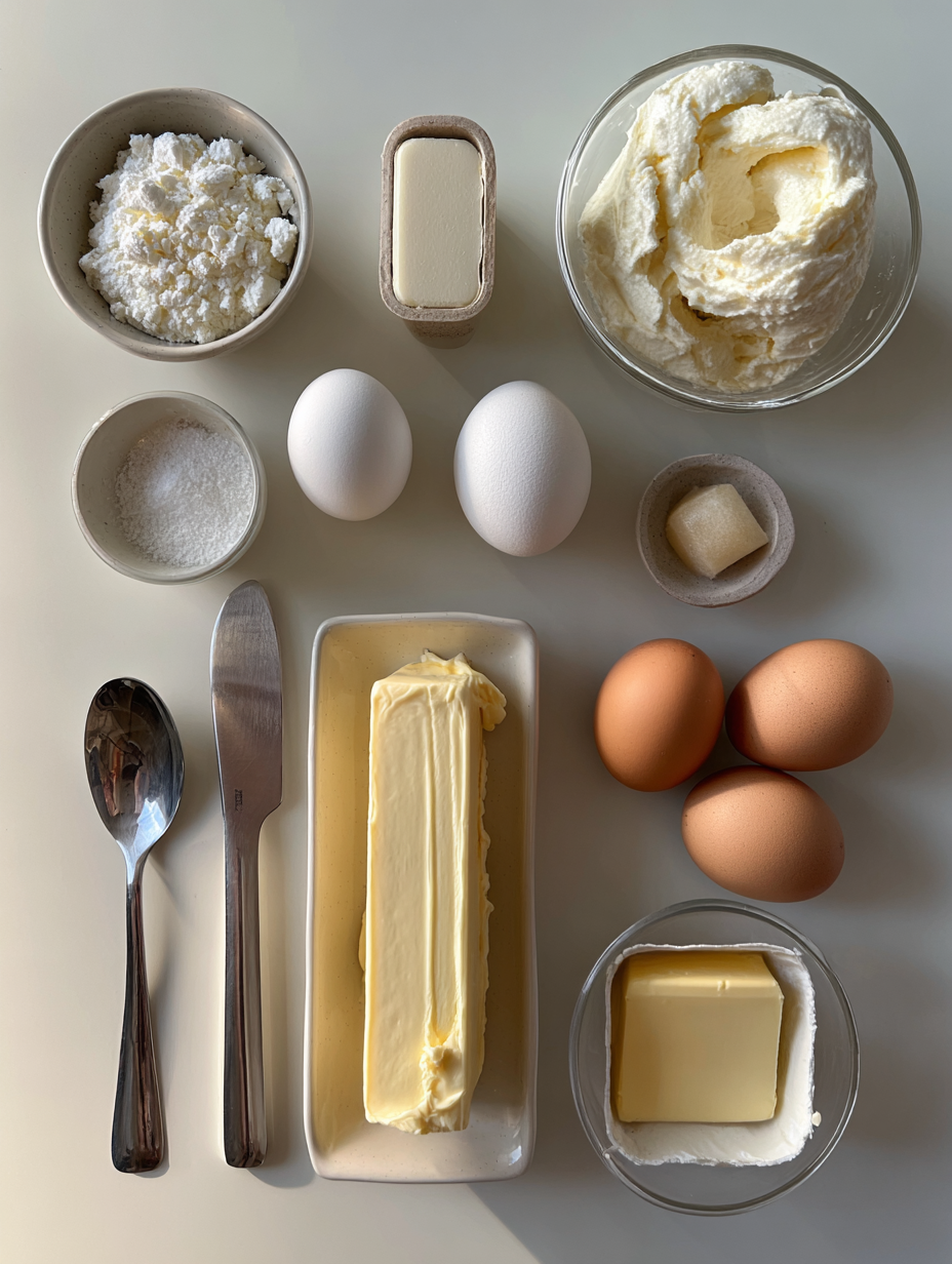 Ingredients for Cottage Cheese Ice Cream Recipe High Protein Dessert