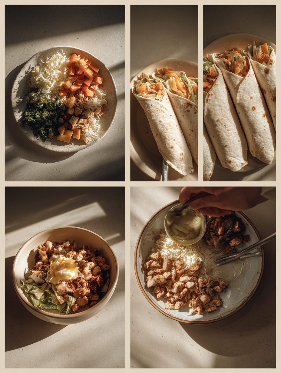 Steps for Protein-Packed Breakfast Burritos Freezer Friendly Meal Pre