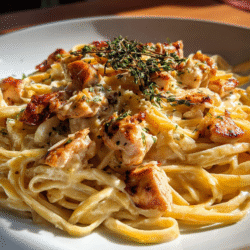 Quick Weeknight Chicken Alfredo Skillet