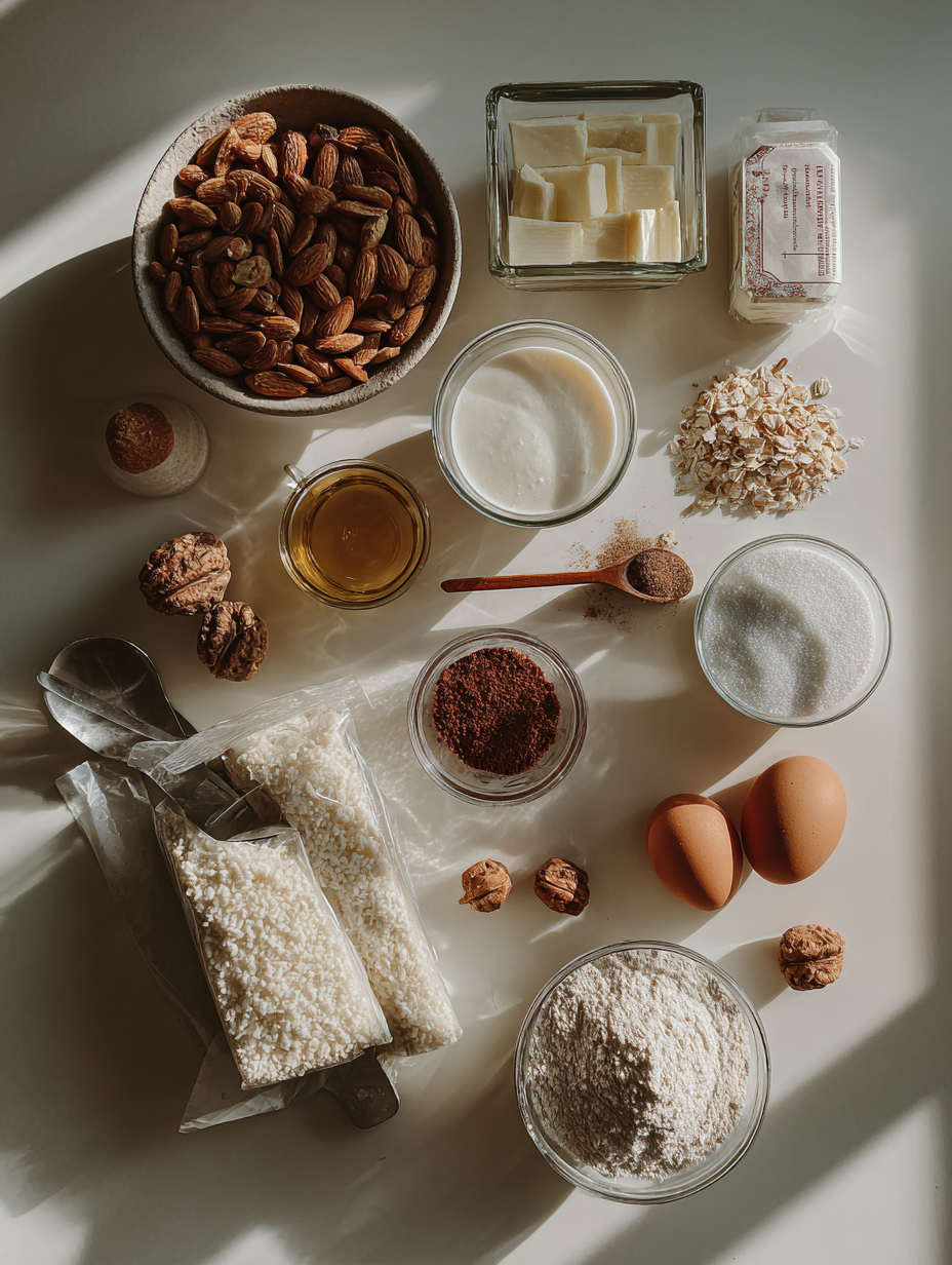 Ingredients for Tres Leches Rice Pudding Recipe Creamy Mexican Dessert