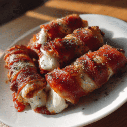Stretchy Mozzarella Sticks with Marinara