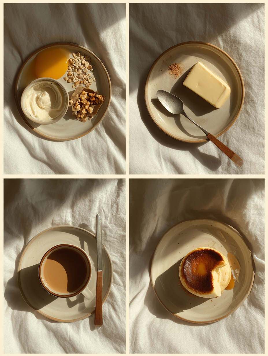 Steps for Air Fryer Basque Cheesecake Recipe Easy 3 Ingredient Breakfa