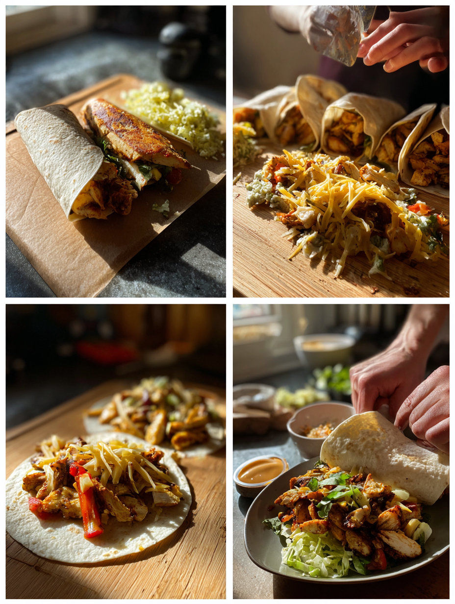 Steps for Southwest Chicken Wraps Ready in 20 Minutes