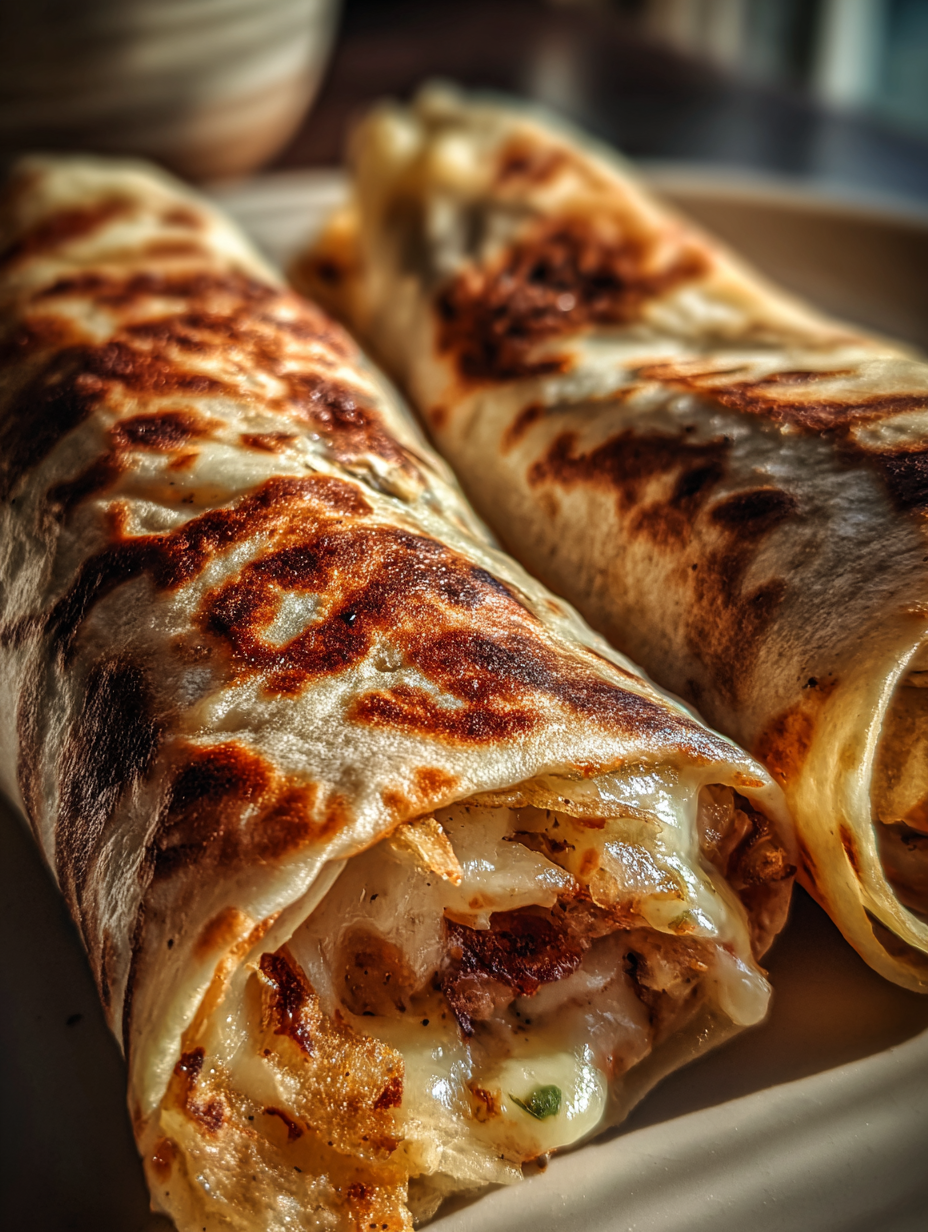 Crispy Onion Chip Wrap Recipe Air Fryer Lunch