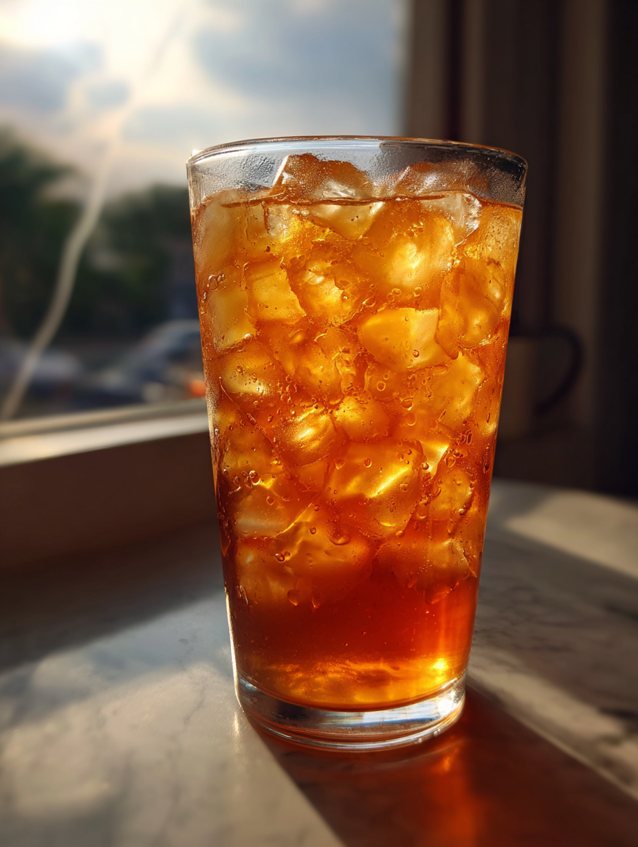 Peach Iced Tea Mocktail Recipe Southern Summer Drink