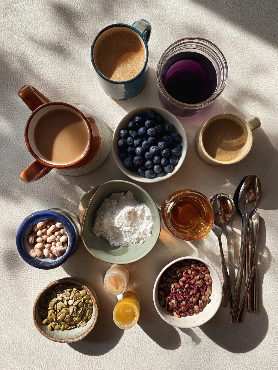 Ingredients for Indulge in the Refreshing Goodness of Blueberry Iced Tea