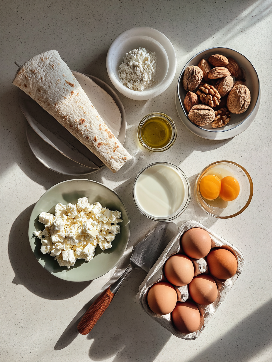 Ingredients for Cottage Cheese Ranch Wrap Recipe High Protein Lunch