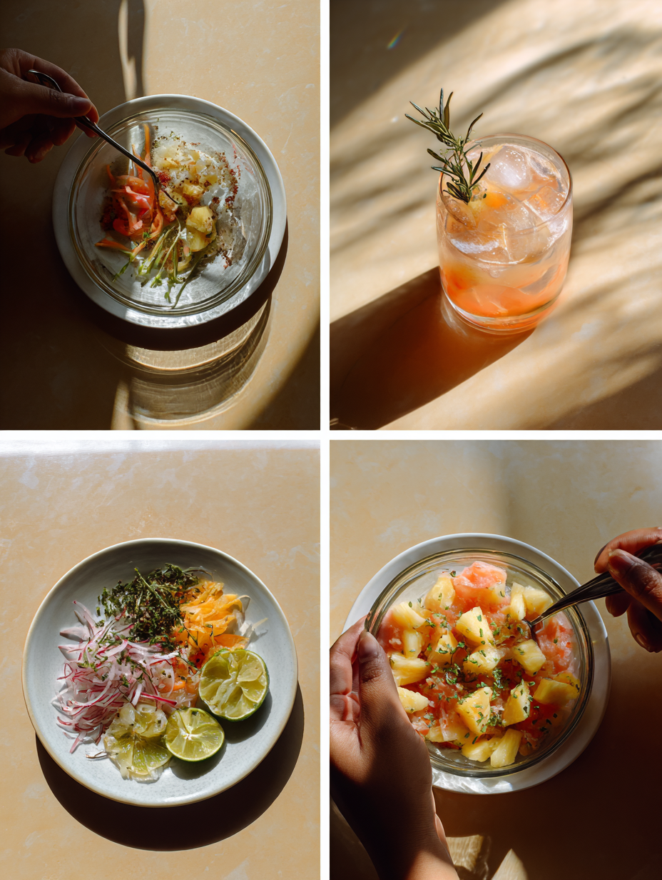 Steps for Yuzu Pineapple Paloma Mocktail Recipe Exotic Drink