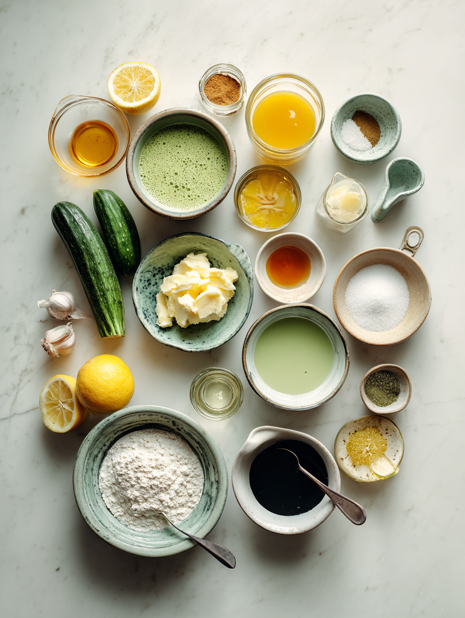 Ingredients for Green Detox Smoothie Recipe Cleanse Your Body with a Burst o