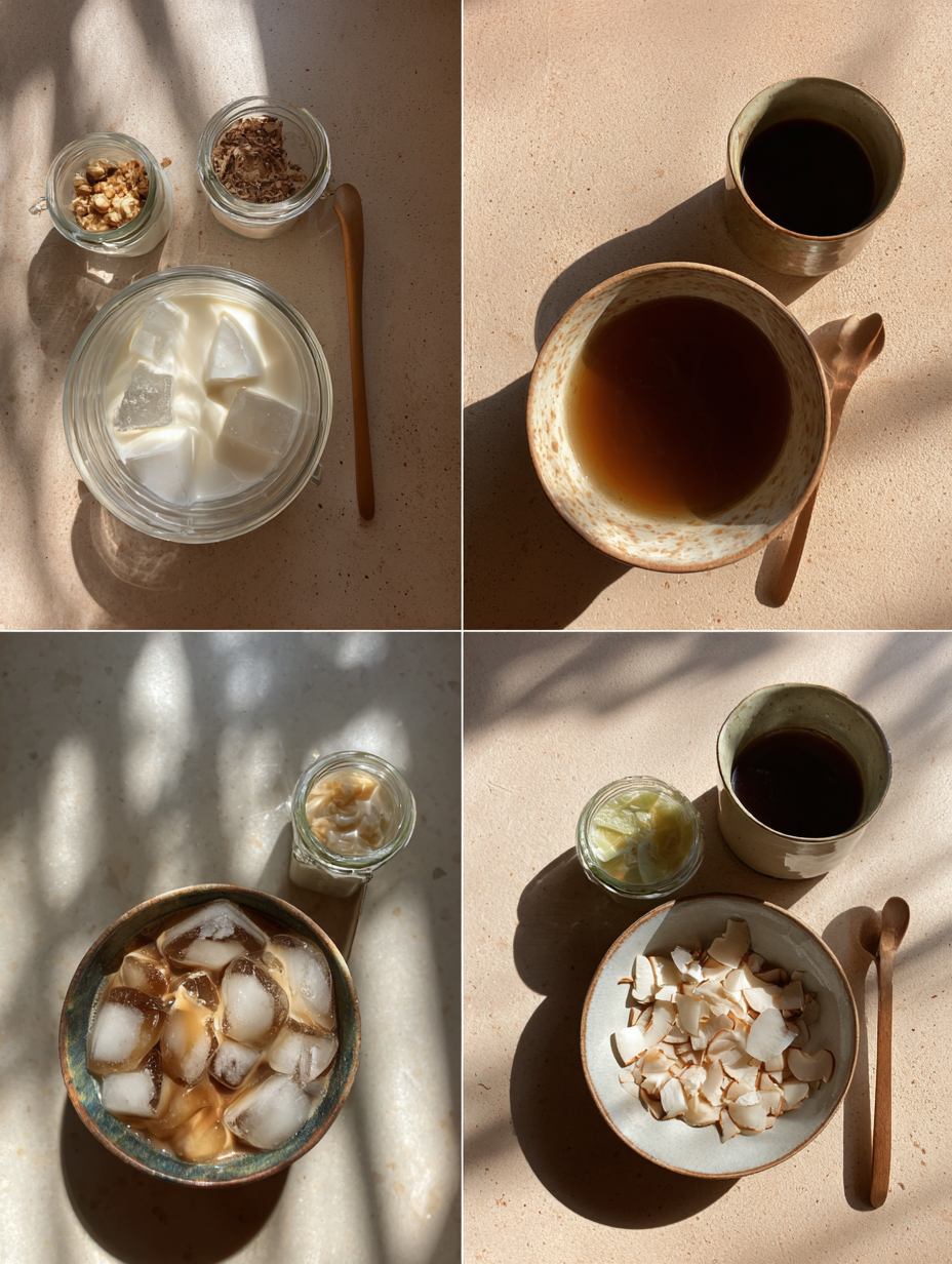 Steps for Coconut Cream Dirty Soda Recipe Tropical Fizzy Drink