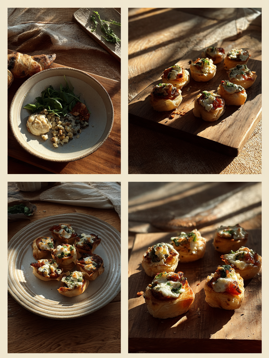 Steps for Puff Pastry Caprese Bites Recipe Easy Elegant Appetizer