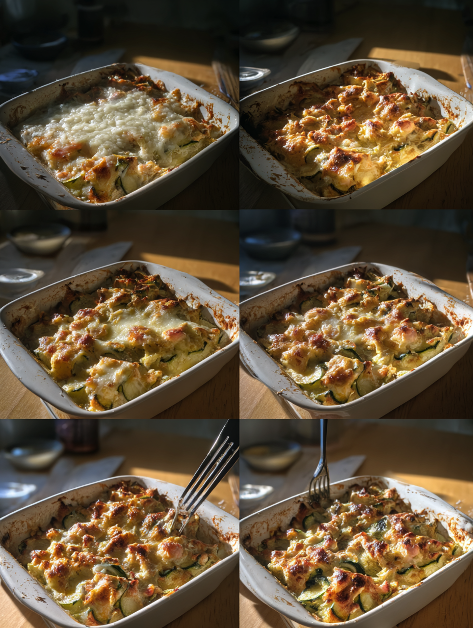 Steps for High Protein Chicken Zucchini Bake Recipe for Easy Dinners